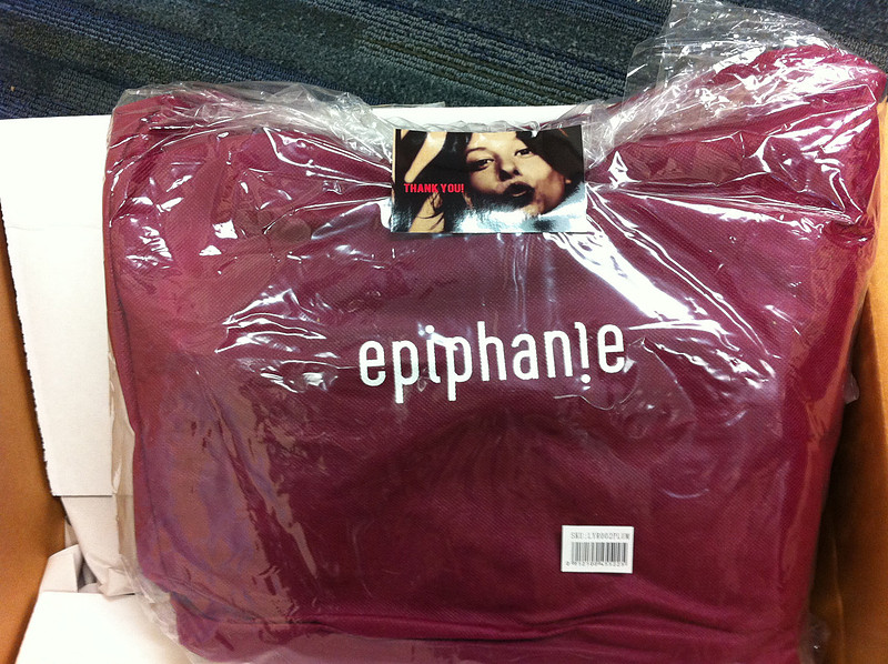 epiphanie bag straight out of the box