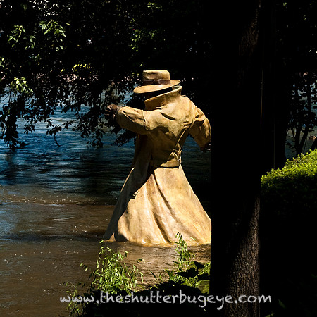 Flooded Statue