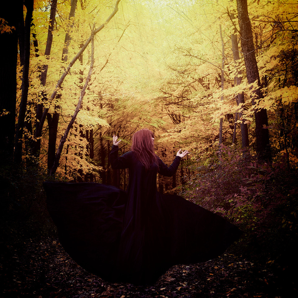 Autumn portrait photograph, fine art portraiture