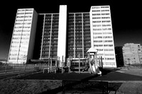 Cabrini Green Highrise in Black and White