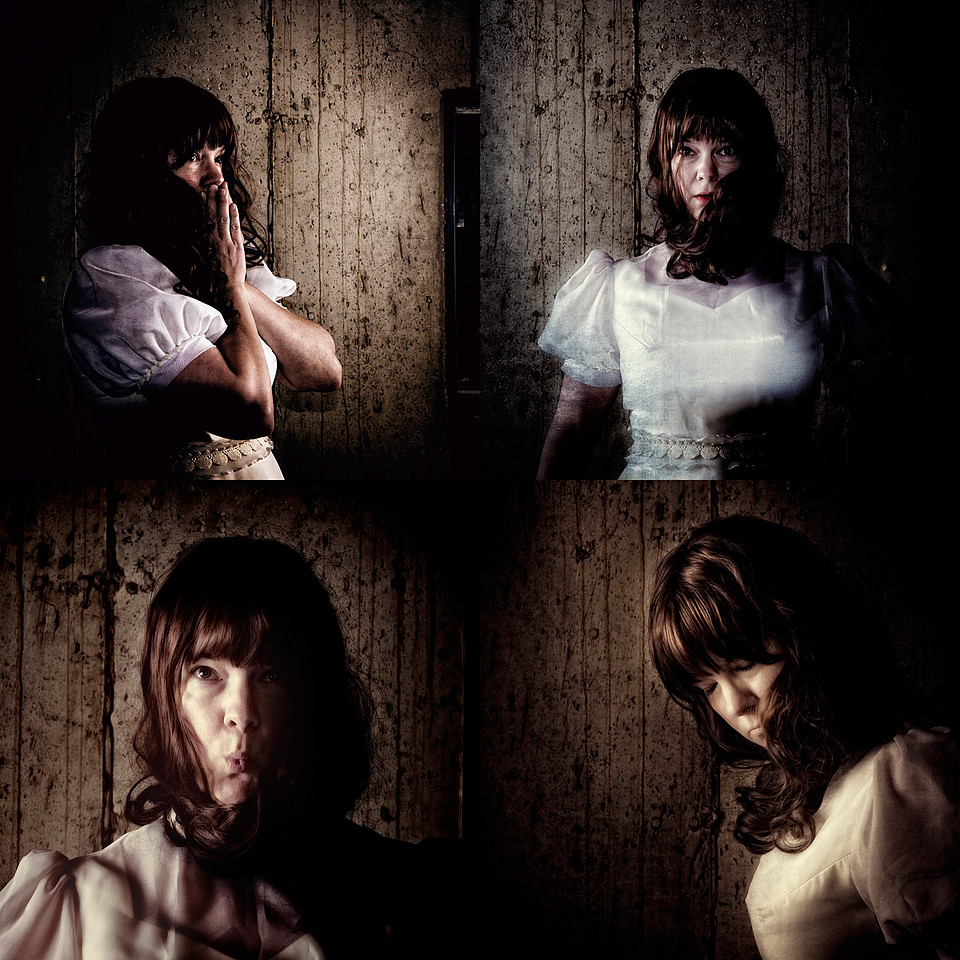 Dramatic and moody portrait photographs.